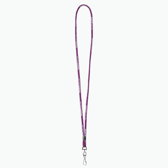 Plan Ahead & Save - 1/4 Round Custom Woven Lanyard - Black Ox Swivel Hook
