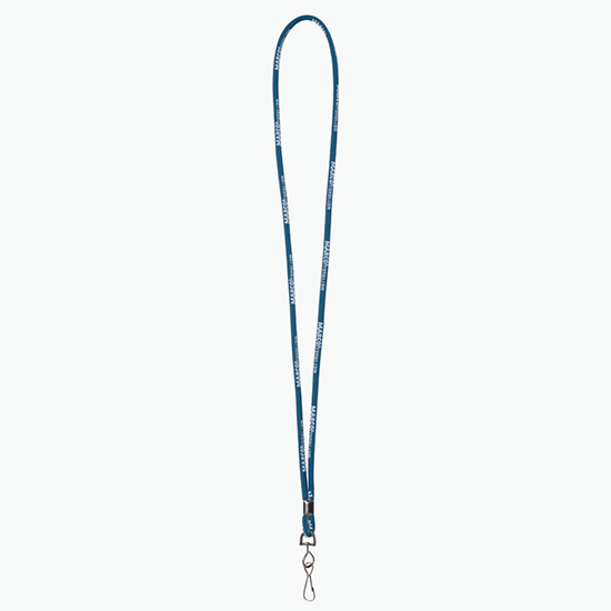 Plan Ahead & Save - 1/4 Round Custom Woven Lanyard - Black Ox Swivel Hook