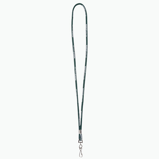 Plan Ahead & Save - 1/4 Round Custom Woven Lanyard - Black Ox Swivel Hook