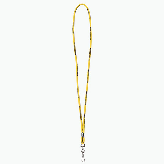 Plan Ahead & Save - 1/4 Round Custom Woven Lanyard - Black Ox Swivel Hook
