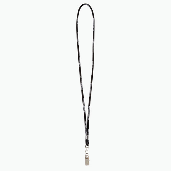 Plan Ahead & Save - 1/4 Round Custom Woven Lanyard - NPS Bulldog Clip w/Small Ring