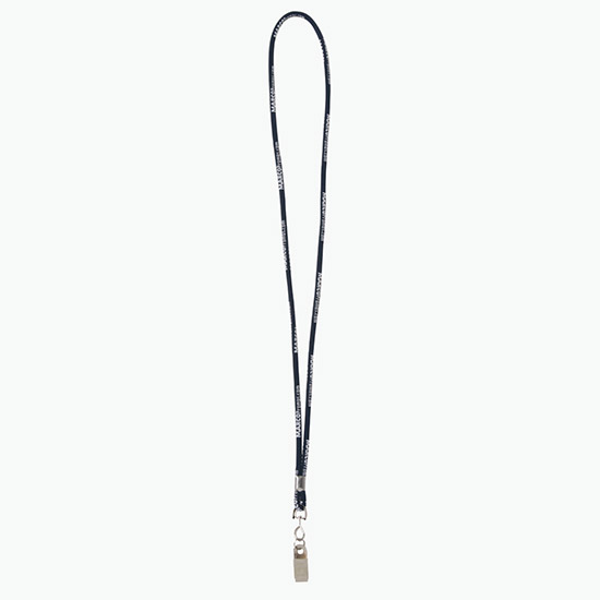 Plan Ahead & Save - 1/4 Round Custom Woven Lanyard - NPS Bulldog Clip w/Small Ring