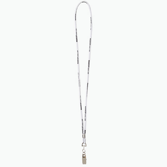 Plan Ahead & Save - 1/4 Round Custom Woven Lanyard - NPS Bulldog Clip w/Small Ring