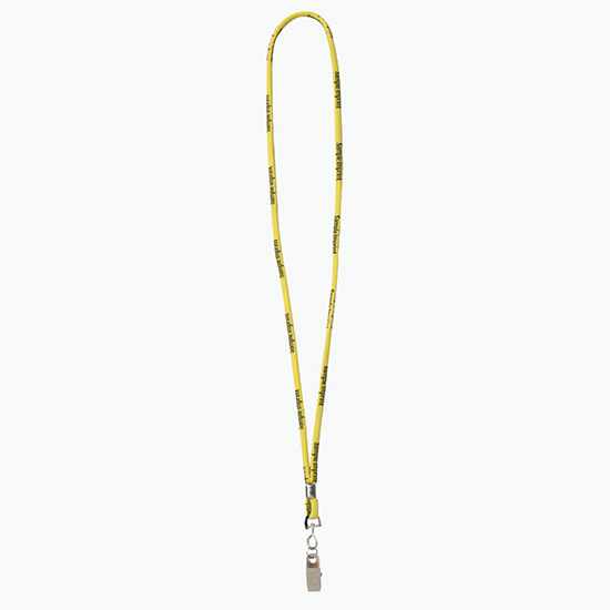 Plan Ahead & Save - 1/4 Round Custom Woven Lanyard - NPS Bulldog Clip w/Small Ring