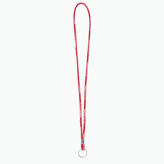 Plan Ahead & Save - 1/4 Round Custom Woven Lanyard - NPS Split Ring