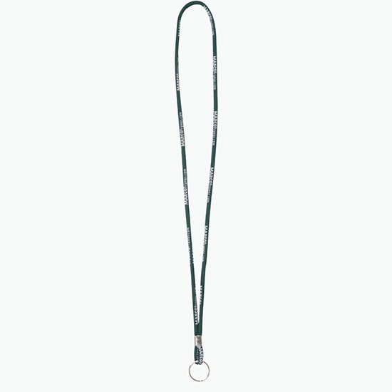 Plan Ahead & Save - 1/4 Round Custom Woven Lanyard - NPS Split Ring