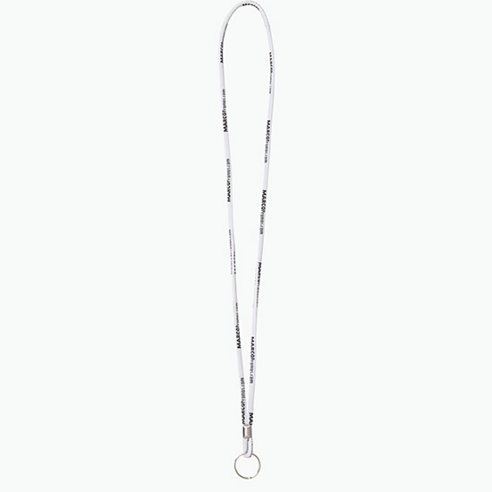 Plan Ahead & Save - 1/4 Round Custom Woven Lanyard - NPS Split Ring