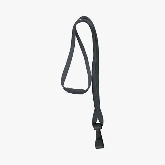 3/8 Breakaway Polyester Lanyard with No-Twist Hook - Blank