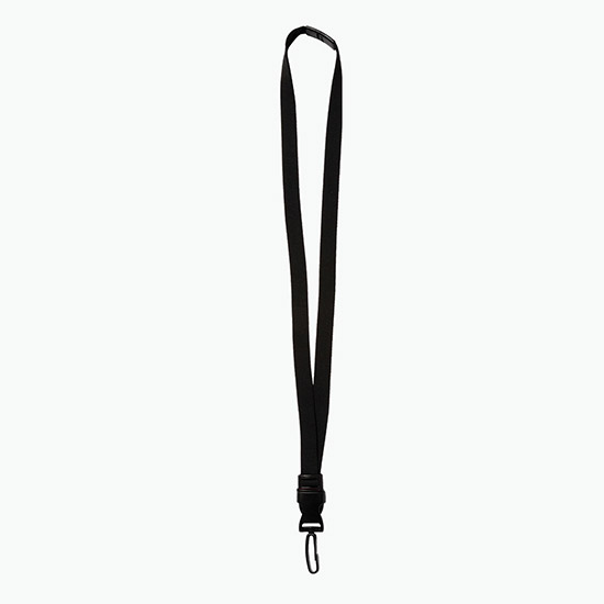 5/8 Breakaway Detachable Polyester Lanyard w/Plastic Swivel Snap Hook - Blank