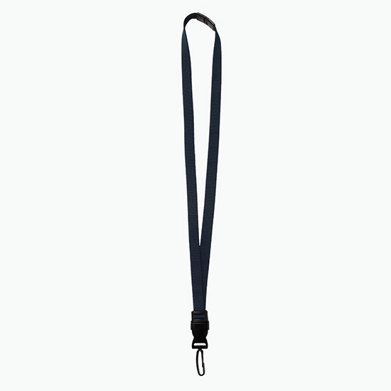 5/8 Breakaway Detachable Polyester Lanyard w/Plastic Swivel Snap Hook - Blank