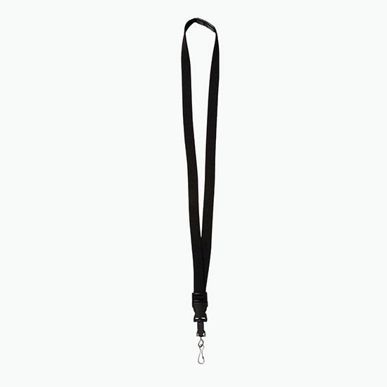 5/8 Breakaway Detachable Polyester Lanyard w/Swivel Hook - Blank