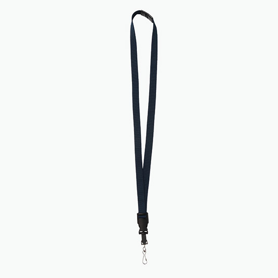 5/8 Breakaway Detachable Polyester Lanyard w/Swivel Hook - Blank
