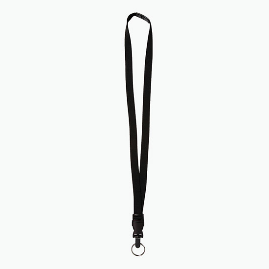 5/8 Breakaway Detachable Polyester Lanyard w/Split Ring - Blank