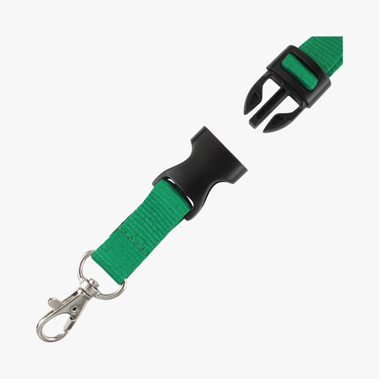 5/8 Breakaway Detachable Polyester Lanyard with Trigger Hook - Blank