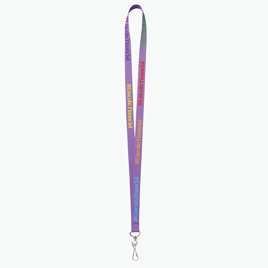 Plan Ahead & Save - 5/8 Economy Poly-Dye Full-Color Printed Lanyard w/J-Hook