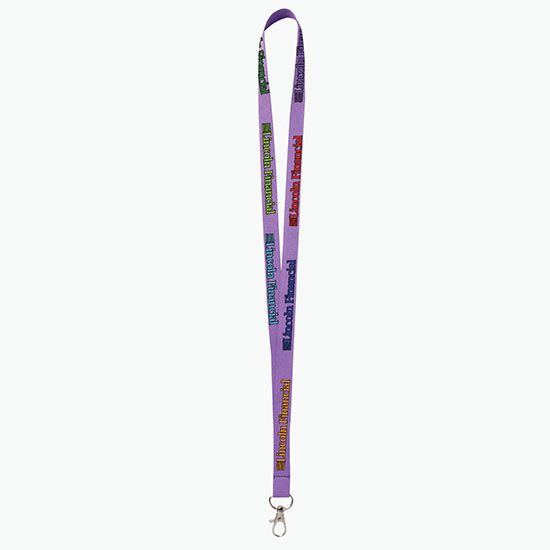 Plan Ahead & Save - 5/8 Economy Poly-Dye Full-Color Printed Lanyard w/Lobster Claw