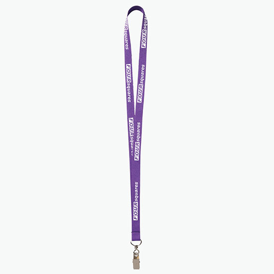 Plan Ahead & Save 5/8 Polyester Lanyard - Swivel Bulldog Clip