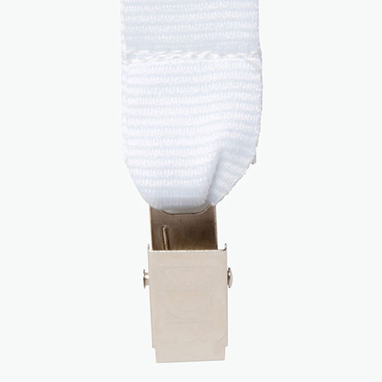 Plan Ahead & Save 3/4 Polyester Lanyard w/Non-Swivel Bulldog Clip