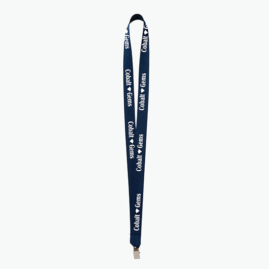 Plan Ahead & Save 3/4 Polyester Lanyard w/Non-Swivel Bulldog Clip