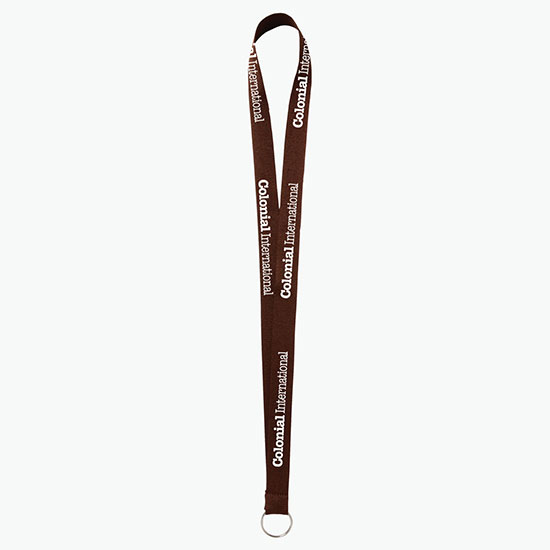 Plan Ahead & Save 3/4 Polyester Lanyard w/Key Ring