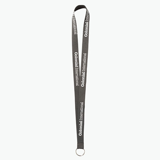 Plan Ahead & Save 3/4 Polyester Lanyard w/Key Ring