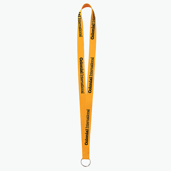 Plan Ahead & Save 3/4 Polyester Lanyard w/Key Ring