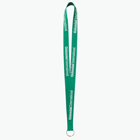 Plan Ahead & Save 3/4 Polyester Lanyard w/Key Ring