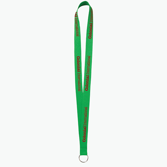 Plan Ahead & Save 3/4 Polyester Lanyard w/Key Ring