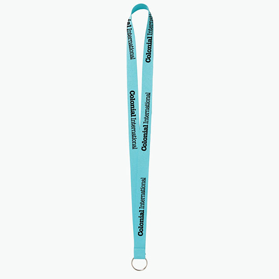 Plan Ahead & Save 3/4 Polyester Lanyard w/Key Ring