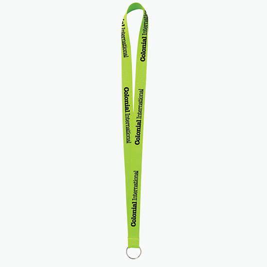 Plan Ahead & Save 3/4 Polyester Lanyard w/Key Ring