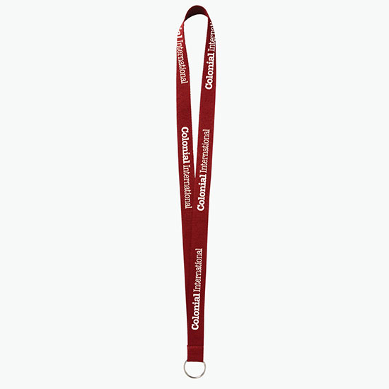 Plan Ahead & Save 3/4 Polyester Lanyard w/Key Ring