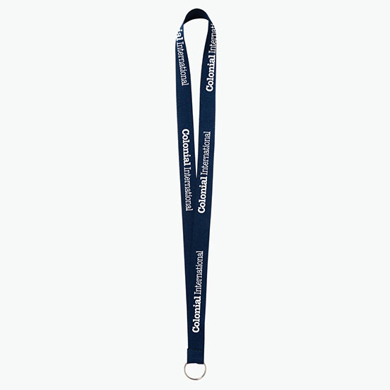 Plan Ahead & Save 3/4 Polyester Lanyard w/Key Ring