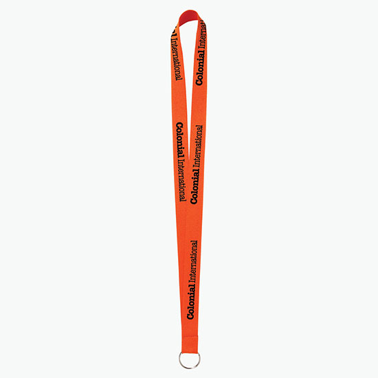Plan Ahead & Save 3/4 Polyester Lanyard w/Key Ring