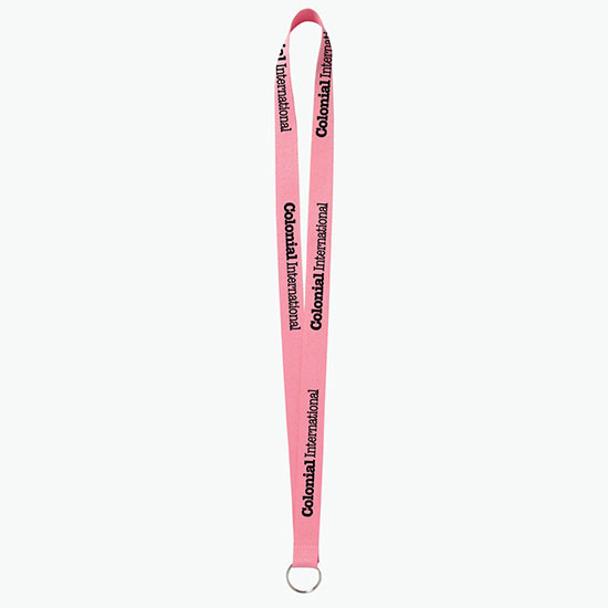 Plan Ahead & Save 3/4 Polyester Lanyard w/Key Ring