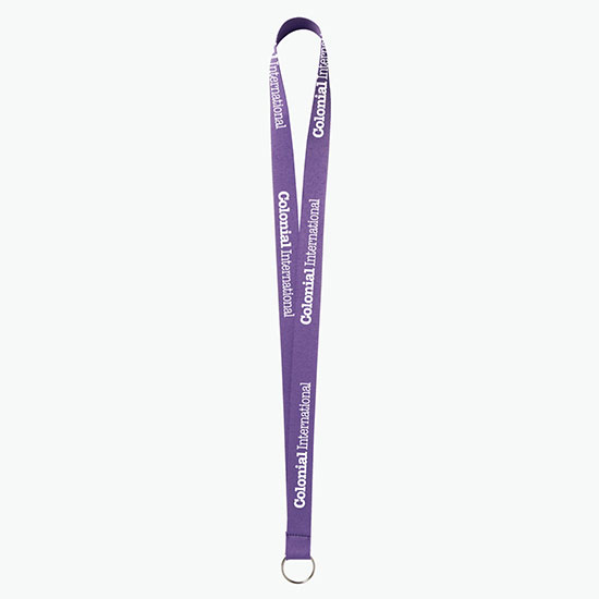 Plan Ahead & Save 3/4 Polyester Lanyard w/Key Ring