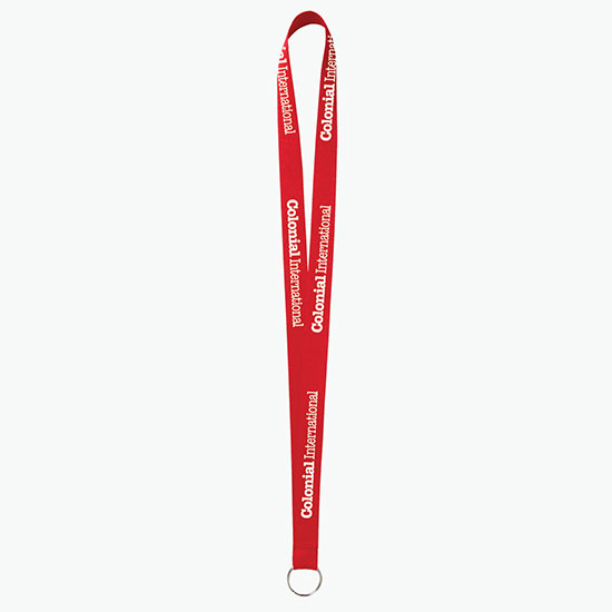 Plan Ahead & Save 3/4 Polyester Lanyard w/Key Ring