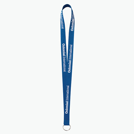 Plan Ahead & Save 3/4 Polyester Lanyard w/Key Ring
