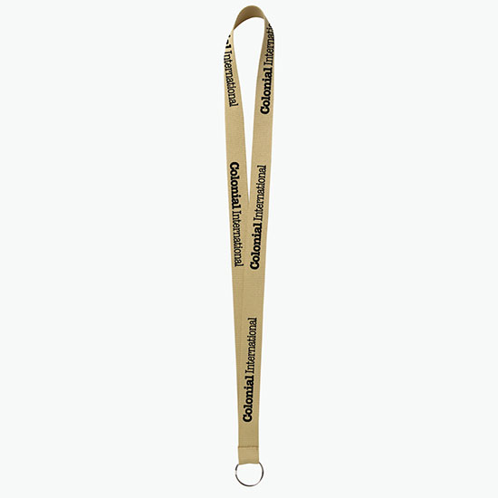 Plan Ahead & Save 3/4 Polyester Lanyard w/Key Ring