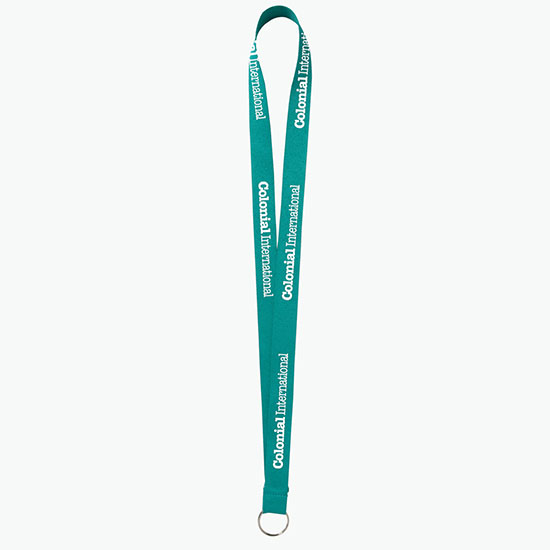Plan Ahead & Save 3/4 Polyester Lanyard w/Key Ring