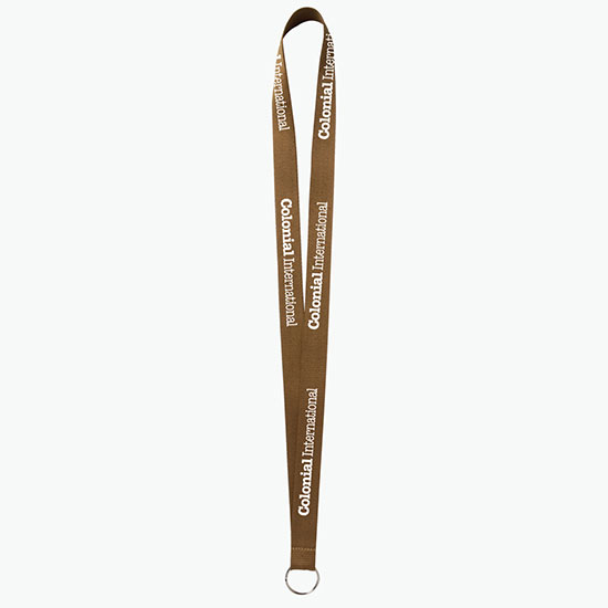 Plan Ahead & Save 3/4 Polyester Lanyard w/Key Ring