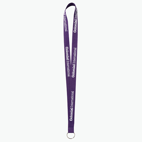 Plan Ahead & Save 3/4 Polyester Lanyard w/Key Ring
