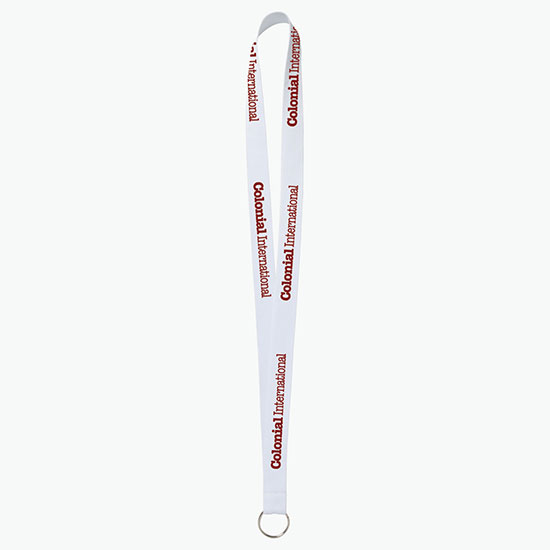 Plan Ahead & Save 3/4 Polyester Lanyard w/Key Ring