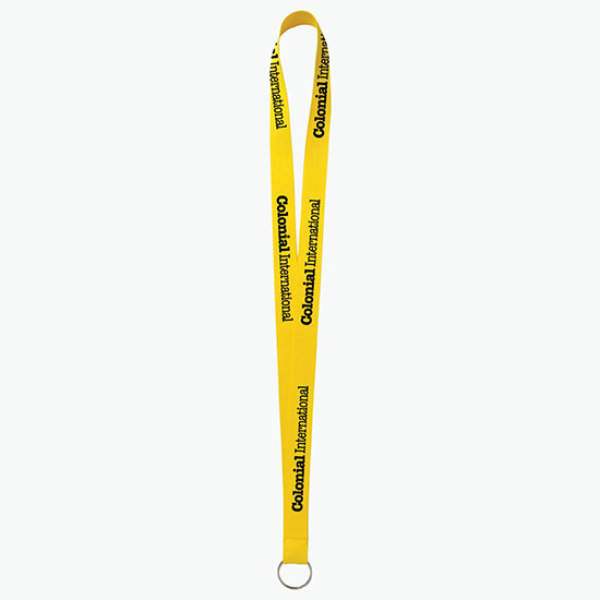 Plan Ahead & Save 3/4 Polyester Lanyard w/Key Ring