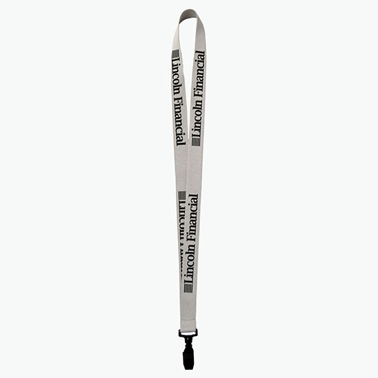 Plan Ahead & Save 3/4 Polyester Lanyard w/Plastic Bulldog Clip