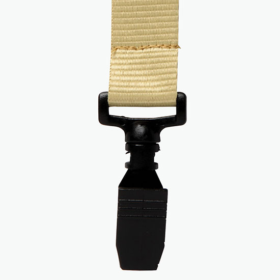 Plan Ahead & Save 3/4 Polyester Lanyard w/Plastic Bulldog Clip
