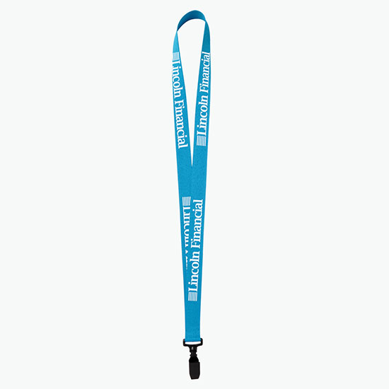 Plan Ahead & Save 3/4 Polyester Lanyard w/Plastic Bulldog Clip
