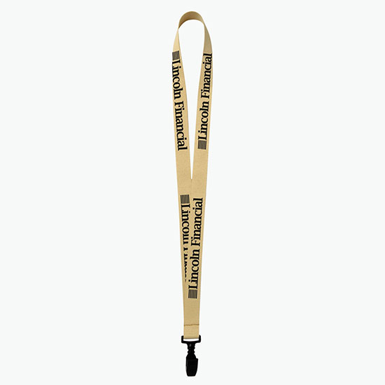 Plan Ahead & Save 3/4 Polyester Lanyard w/Plastic Bulldog Clip