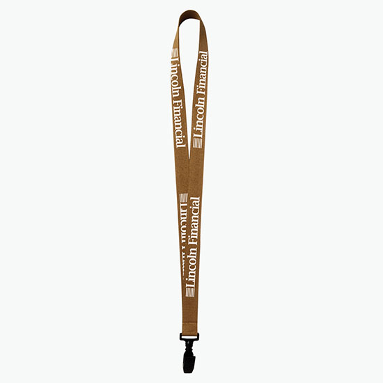 Plan Ahead & Save 3/4 Polyester Lanyard w/Plastic Bulldog Clip