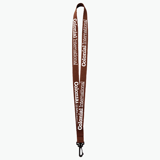 Plan Ahead & Save 3/4 Polyester Lanyard w/Plastic J-Hook