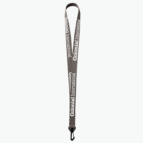 Plan Ahead & Save 3/4 Polyester Lanyard w/Plastic J-Hook